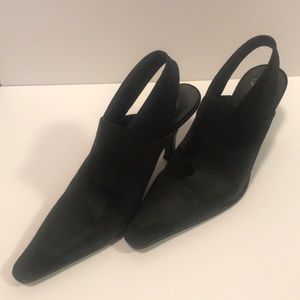 Donald J Pliner distressed nubuck pointed toe